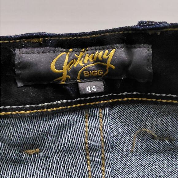 Johnny Bigg Mens 44 Aeden Slim Fit Jeans Dark Wash Stretch Denim Classic Casual - Picture 6 of 11